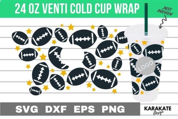American Football Graphics for Crafts Projects
