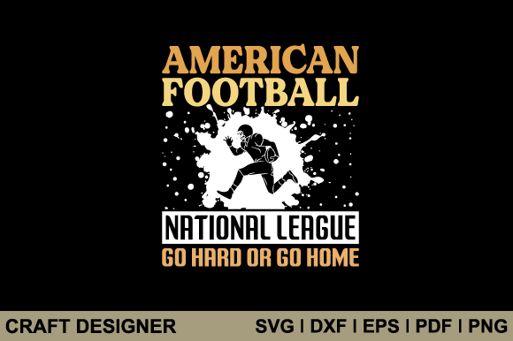 American Football National League SVG for Crafts & Graphics