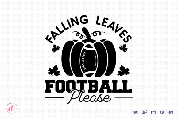 Falling Leaves Football Please SVG