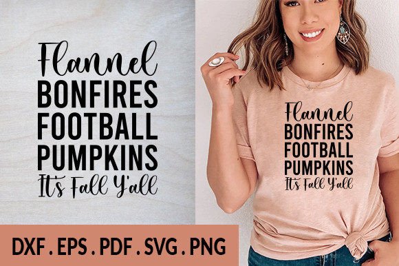 Flannel Bonfires Football Pumpkins It’s Graphics for Crafts