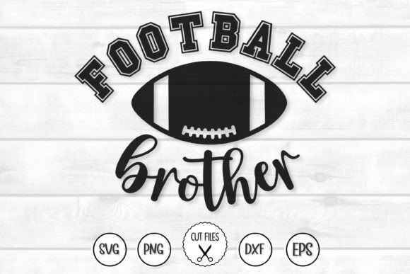 Football Brother SVG Graphics for Crafts