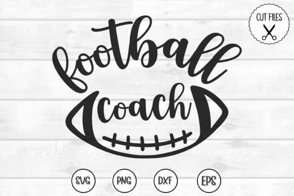 Football Coach SVG Graphics for Local Crafts Brands