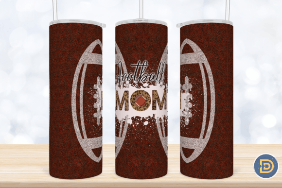 Football Mom Tumbler Sublimation Designs: Graphics for Crafts & Content