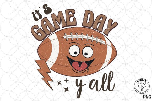 It’s Game Day Football SVG PNG: Graphics for Crafts & Content