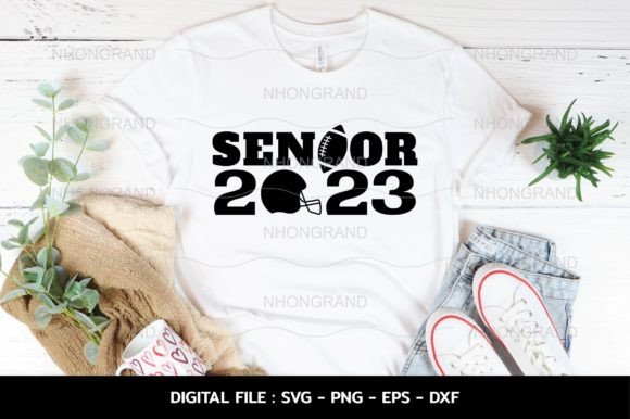 Senior Class of 2023 Football Graduated Graphics