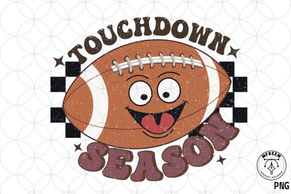Touchdown Football SVG PNG for Crafts & Graphics